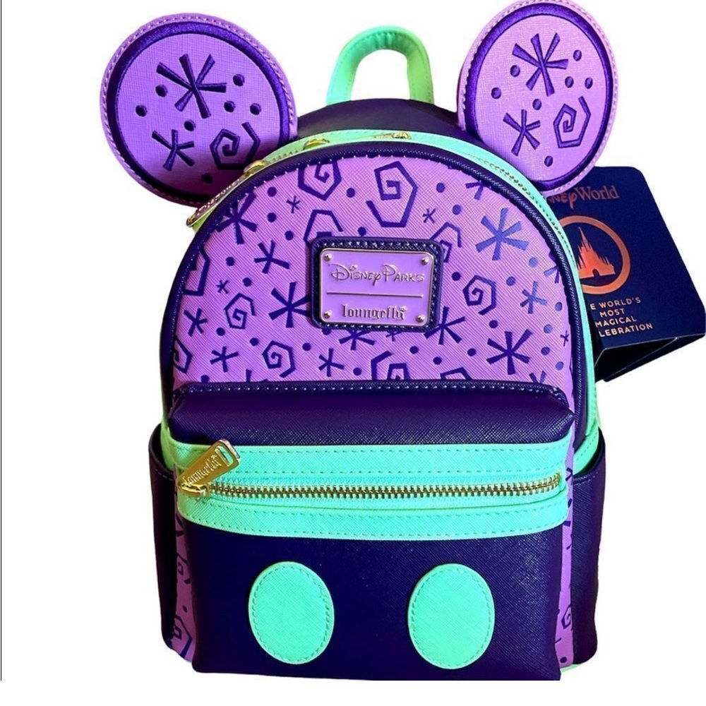 NWT Loungefly Disney Parks Main Attraction Mad Tea Party Backpack